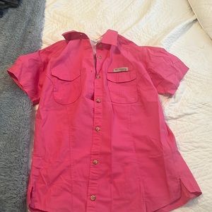 Pink Columbia short sleeve shirt